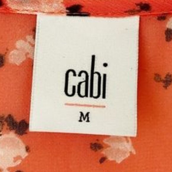 CAbi #5350 Blossom Print Sleeveless Pintuck Blouse - Picture 2 of 16